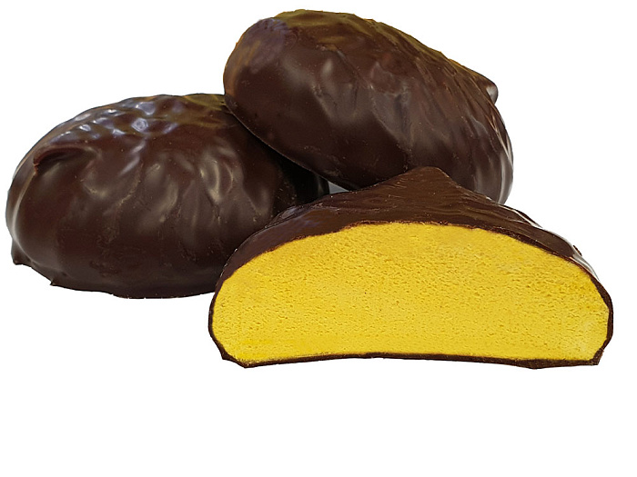 Chocolate-covered zefir "Lemon flavour" 