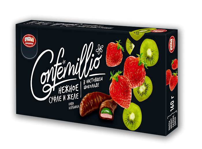 Конфеты ТМ Сonfemillio "Со вкусом киви и клубники"