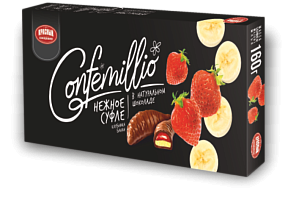 Конфеты ТМ Confemillio "Cо вкусом банана и клубники"