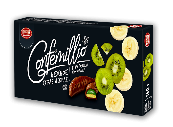 Конфеты ТМ Confemillio "Со вкусом банана и киви"