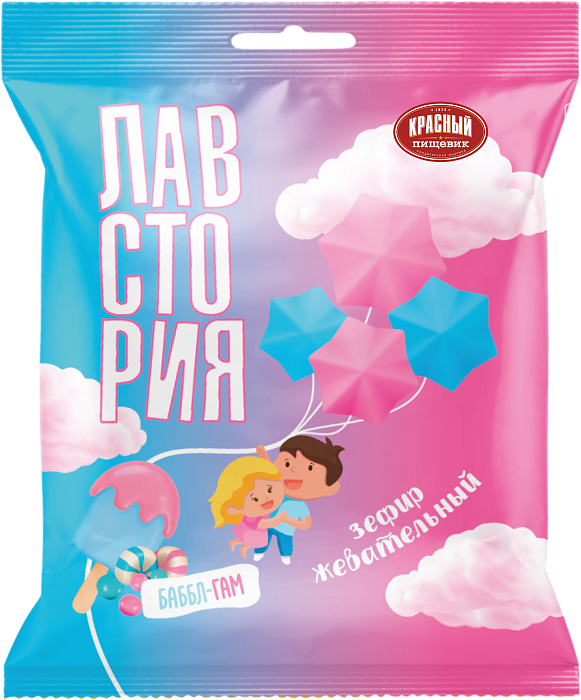 Зефир жевательный со вкусом Баббл Гам