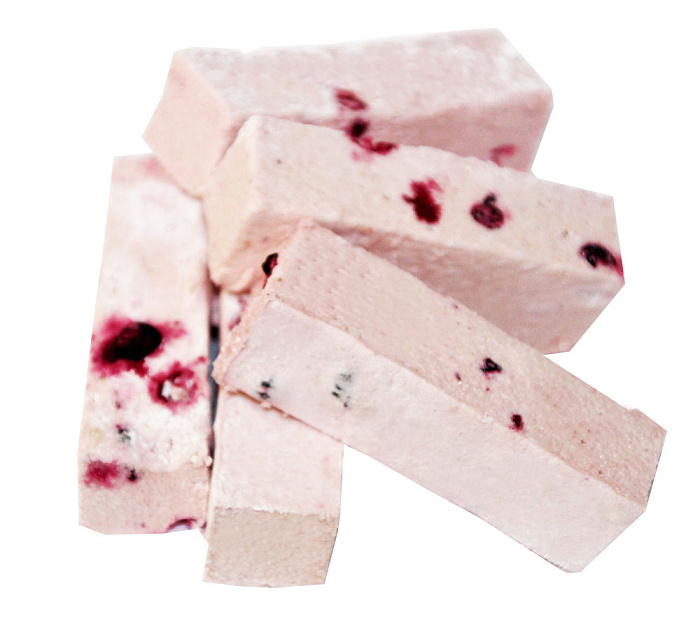 Apple pastila of Bobruisk production with blueberries 