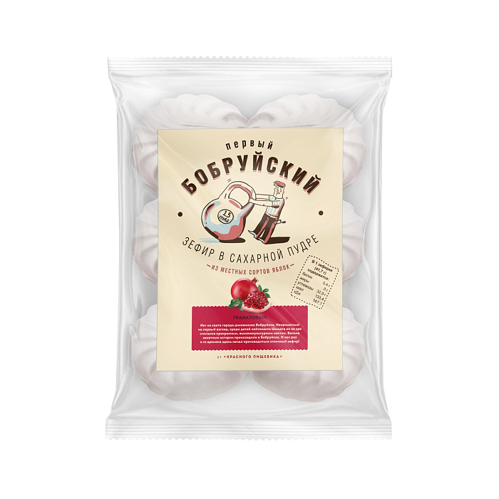 Zefir TM Pervy Bobruyskiy with Pomegranate flavour
